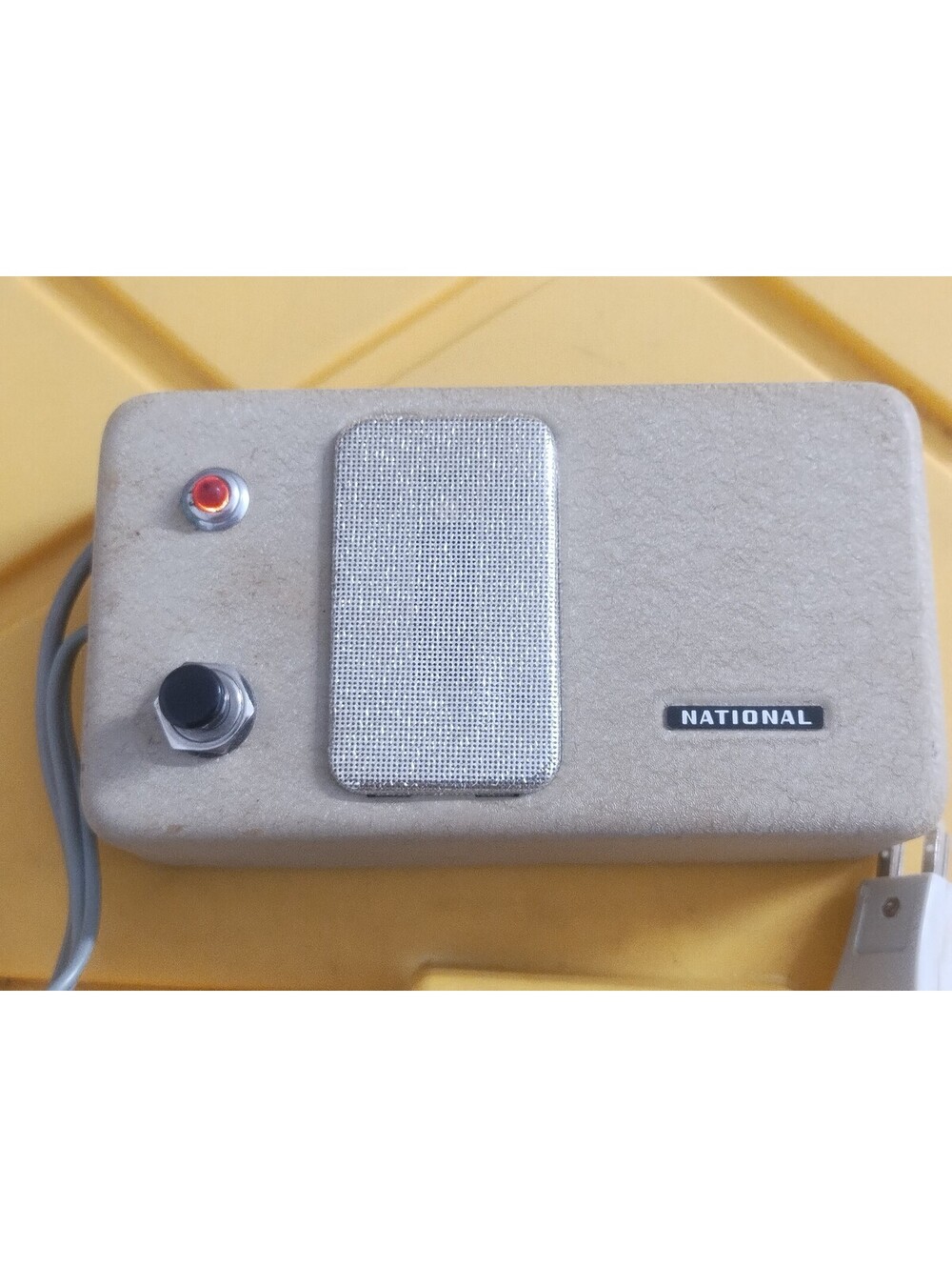Vintage national AC adapter and microphone